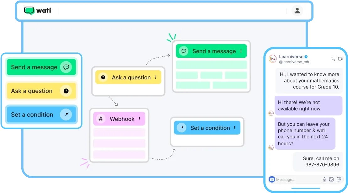Wati Whatsapp AI Chatbot Building