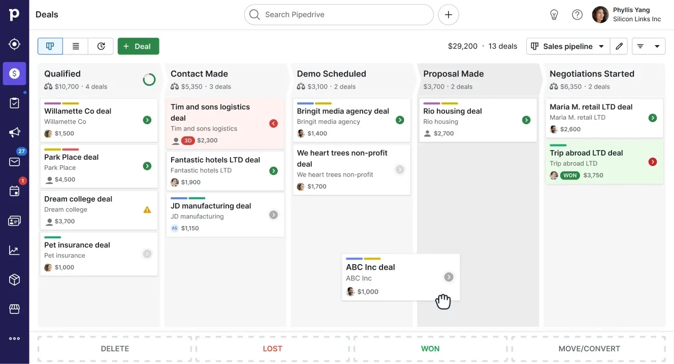 Pipedrive Crm