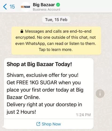 Broadcast Message Examples
