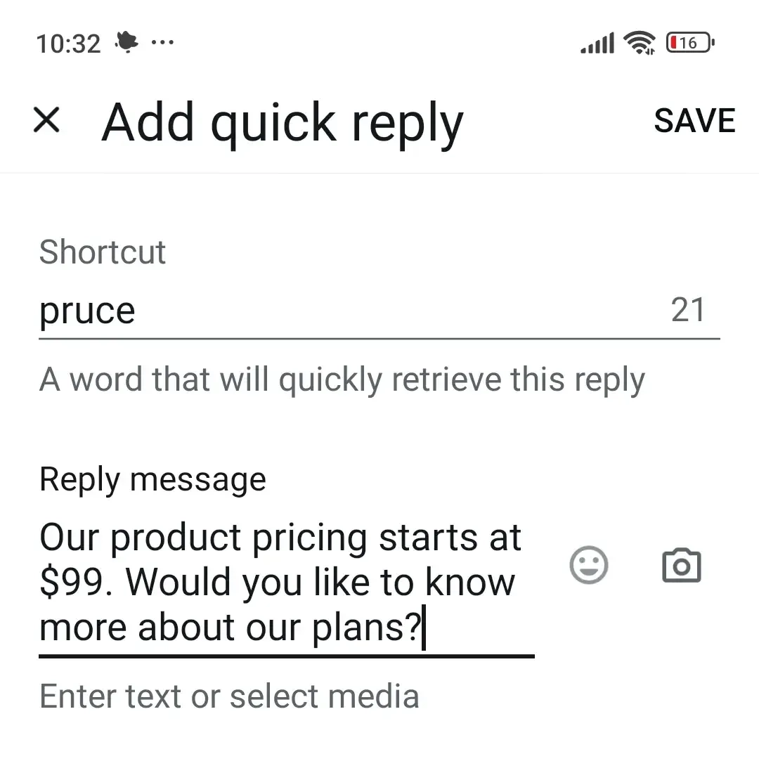Deliver a Fast Response Message