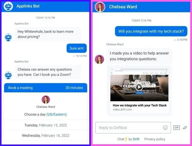 Drift AI Chatbot